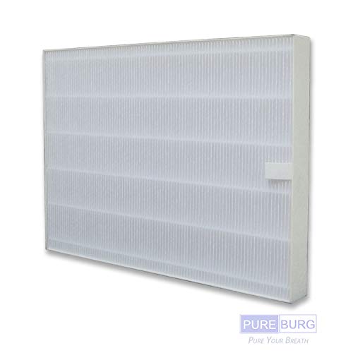Pureburg 1-Pack Replacement HEPA Filter for Sharp FZ-A60HFU fits Sharp Plasmacluster FP-A60UW FP-A60U air purifiers
