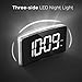 Mpow Alarm Clock with Night Light, Full Range Brightness Dimmer, Alarm Clocks for Bedrooms, Clear LED Display, Simple Digital Clock with Touching Control, Beep Alarm Adjustable Volume, 12 24H Snooze
