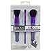 Royal & Langnickel MODA Complexion Perfection Makeup Brush Flip Kit, Purple, 4 Piece