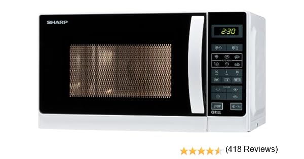 SHARP R642INW Microondas con grill 20l. Blanco: Amazon.es: Hogar