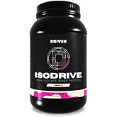 Driven Nutrition IsoDrive Whey Isolate Protein Powder 2lb (Vanilla) – 25g Protein, Enzyme Enhanced for Absorption, Ultra Clean