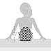 BUILT Gourmet Getaway Soft Neoprene Lunch Tote Bag - Lightweight, Insulated and Reusable, One Size, Big Dot Black & White