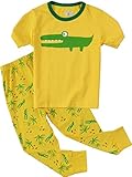 Pajamas For Boys Girls Crocodile Deer 2 Piece Sleepwear Kids Clothes Pant Sets
