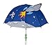 Kidorable Kids Space Umbrella, Blue, One Size for Toddlers and Big Kids, Lightweight Child-Sized Nylon Rain Proof Umbrella