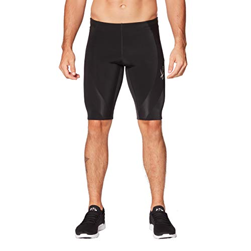 CW-X Men's Endurance Generator Muscle & Joint Support Compression Short, Negro, 2XL