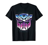 Transformers Robot Shield Retro Grid Design T-Shirt