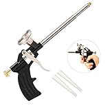 GOCHANGE Foaming Gun Pu Expanding Foam Gun Caulking Gun Metal Body Pro Heavy Duty PU Foam Gun Grade Expanding Spray Application Applicator