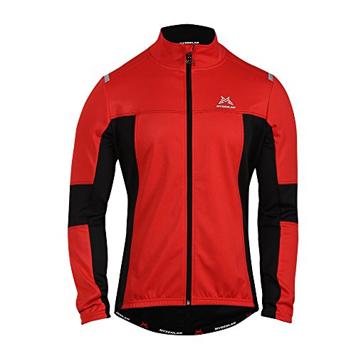 Z Adventurer Men's Red Wolf Thermal Cycling Jacket Z Adventurer Men's Red Wolf Thermal Cycling Jacket