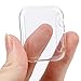 EZCO 2-Pack Compatible Apple Watch Series 4 Case 40mm 44mm, Soft TPU All-Around Screen Protector Cover Bumper Compatible iWatch 4 Smartwatch, Crystal Clear