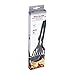 Westmark Double spatula, 11.4 x 0.8 x 2.8 inches, black