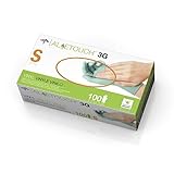 Medline Aloetouch® 3G Exam Gloves - Latex Free - 1 Box of 100 Gloves, Small_MDS195174