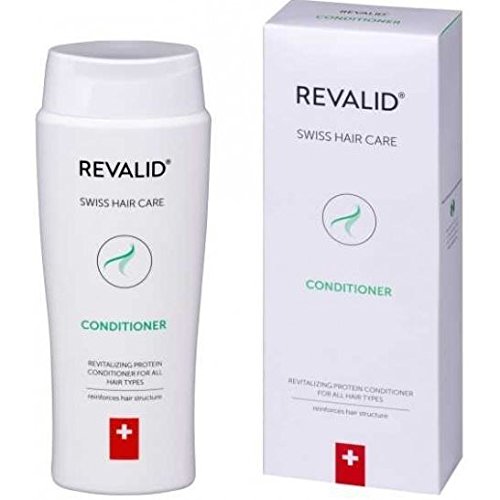 REVALID Revitalizing protein conditioner soft shiny and supple with oat extract wheat protein and panthenol B5 250 ml Made in Switzerland