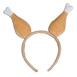 OliaDesign Drumstick Head Bopper Thanksgiving Turkey Drumstick Headband