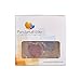 Pandahall Elite 5PCS Natural Druzy Agate Pendants Mixed Dyed Light Gold Plated Charms Flat Round Links Charms Brass Druzy Links for Bracelet Jewelry Making