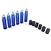 Cobalt Blue Glass Roller Bottles W/ Stainless Steel Balls For Essential Oils (12 Pack, 10ml Size) - Includes 12 Pipettes for Easy Transfer of Essential Oils