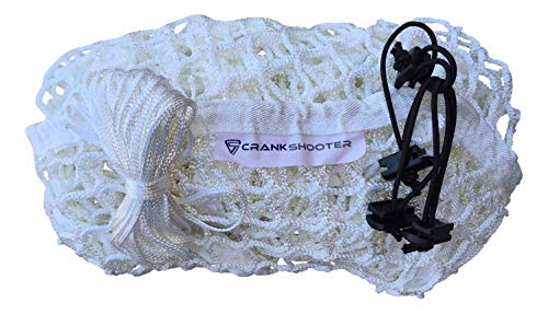 CrankShooter 4mm 1000d White Replacement Net for 6'x6'x7' Goal - New 1000d hi Tension Poly Material