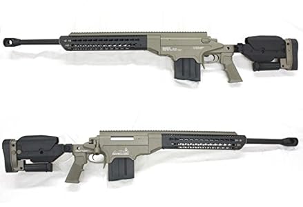 AY ASW338LM ロング KEYMOD エアーコッキング ライフル TAN