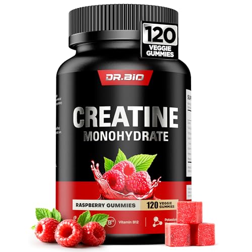Instant Boost Creatine Monohydrate Gummies, Complex Creatine with Real 5000mg Creatine, L-Taurine, B12, Mg & K, Pre-Workout Creatine for Women & Men to Support Energy, Muscle, Recovery, 0 Sugar, Vegan