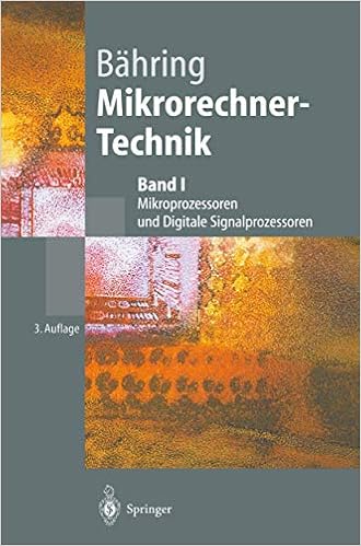 Mikrorechner Technik Mikroprozessoren Und Digitale Signalprozessoren Amazon De Bahring Helmut Bucher