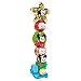 Set of 6: Disney Tsum Tsum Stackable Holiday Figures - Mickey, Minnie, Pluto, Donald, Daisy, Goofy