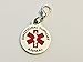 K9king Double Sided Emotional Support Animal ESA Red Medical Alert Symbol and Protected by Federal Law 1.25 inch ID Tag - Support Animal Tags for Dogs and Cats - Pet Name Badge for Collars - Harnesses