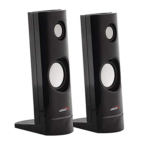 Audiocore-AC860-8W-35mm-USB-Portable-Bookshelf-Speaker-Set-PCLaptopTablet