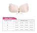 IH-TECH Adhesive Bra, Push Up Strapless Bra with Drawstring Reusable Invisible Silicone Backless Bras for Women (Nude, Cup D)