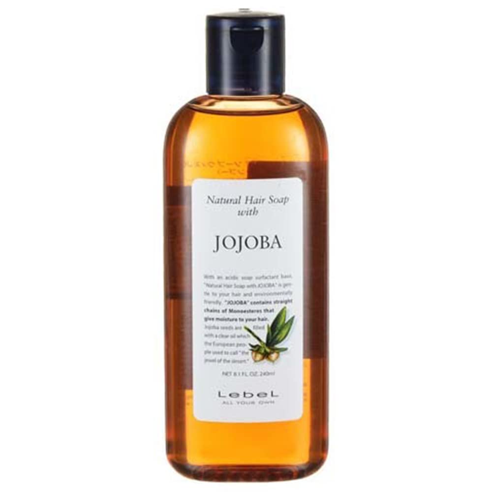 Lebel Cosmetics Natural Hair Soap Shampoo Jojoba - 240ml by Natural Hair Soap