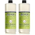 MRS. MEYER'S CLEAN DAY Multi-Surface Cleaner Concentrate, Use to Clean Floors, Tile, Counters, Lemon Verbena, 32 fl. oz (Pack of 2)
