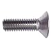 M5-0.80 x 20MM Flat Head Socket Cap Screws, Allen Socket Drive, Din 7991, Stainless Steel A2-70, Full Thread, Plain Finish, Flat Point, Quantity 50 by Fastenere