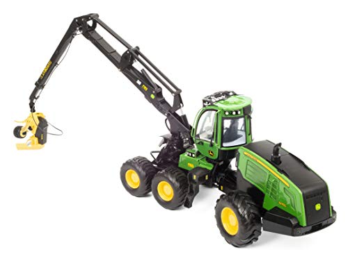 Schuco 450775900 John Deere Harvester 1270G 6W 1:32, grün, gelb, schwarz, Maßstab – Bild 6