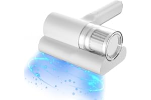 MUMICOD Bed Vacuum Cleaner, 12KPa Handheld UV Deep Mattress Vacuum Cleaner with HEPA Filter, Effectively Clean Up for Pillows, Sheets, Mattresses, Sofas, Plush Toys and Other Fabric Surfaces A481