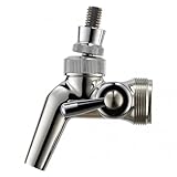 Perlick 650SS Stainless Steel Flow Control Draft Beer Faucet w/ Tap Handle