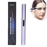 Heated Eyelash Curler, Electric Eyelash Curler, Eyelash Curler with Comb Design Lash Curler Long Lasting Curled Electric Heated Eyelash Curling Tool (1pc)