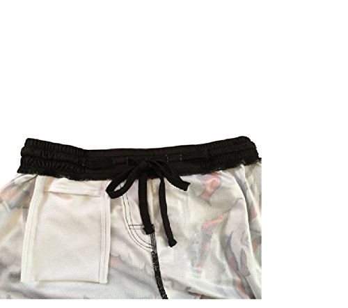 USA Ultimate Eagle Fight Shorts Youths & Mens (Adult L: Waist- 34"-36")