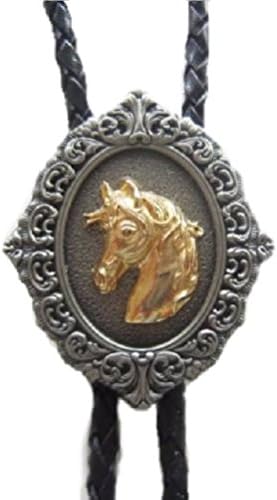 Golden Horse Western Bolo Tie 004