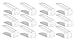 Shoe Slotz Space Saver, 6 piece (2 Pack)