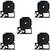 Replace Label Tape for Epson LK3WBN LC3WBN9(SS9KW), Label Tape Cartridge Compatible for Epson LabelWorks LW300 LW400 LW500 LW600P LW700 Black on White 3/8 Inch X 26.2 Feet(9mm x 8M),5 Pack