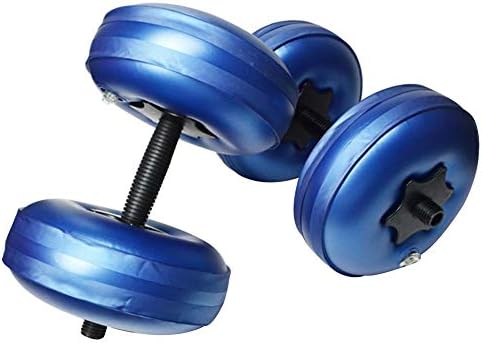 iBàste Mancuernas llenas de Agua Ajustable Seguro Portátil Fitness ...