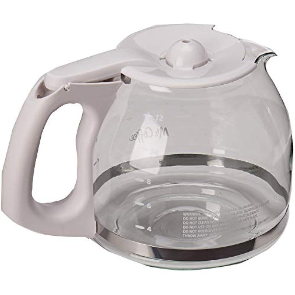 Mr. Coffeemaker Pots Coffee Replacement 12Cup Glass Carafe, White PLD13RB & 722544215916 eBay