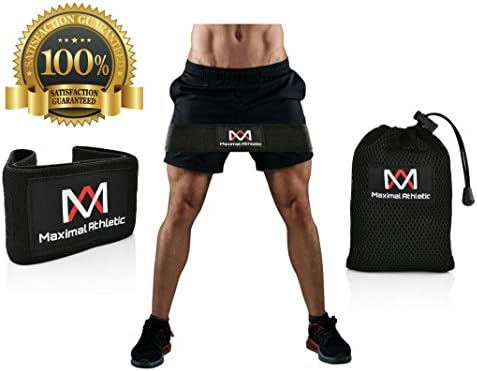 Maximal Athletic Hip Sling Resistance Bands Elastic Circle Loop for Glutes Legs Booty Thighs and Butt Workout Exercises|Non-slip Sweat and Tear Resistant