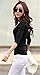 Stylish Fancy Streetwear Style Floral Lace Long Sleeve T-Shirt Blouse Top Black L