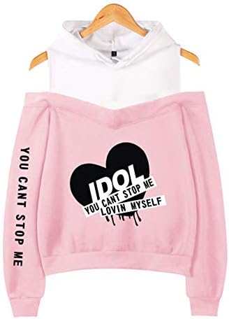 bts cold shoulder hoodie