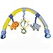 Singring Baby Pram Crib Activity Arch Plush Sunny Toy Stroller and Travel Activity Bar with Rattle and BB Device