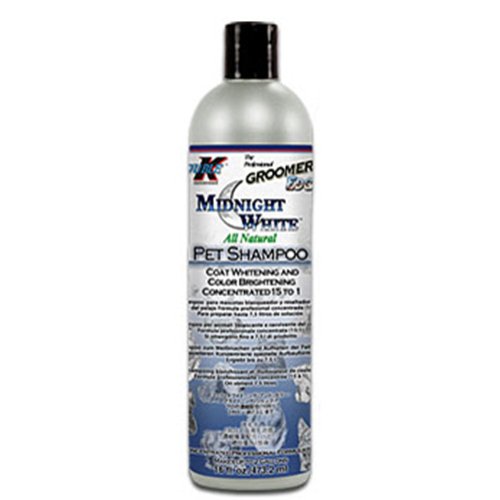 Groomers Edge Midnight White Dog and Cat Shampoo, 16Ounce