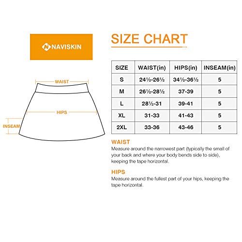 image for Naviskin Women's Active Athletic Skort Lightweight Skirt with Pockets 
