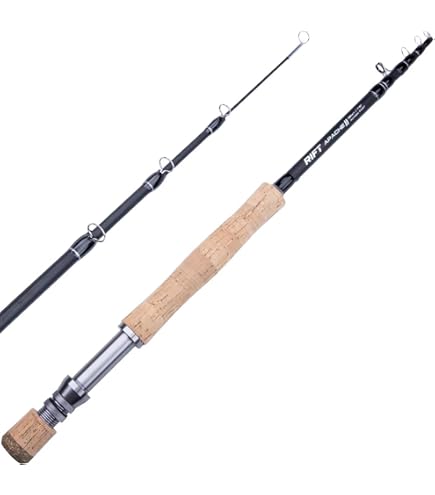 Amazon.com: Eagle Claw FL300-7 Featherlight Fly Rod, 2Piece, 7', 5