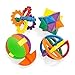 Fun Express Plastic Balls Puzzle (4-Pack of 12)