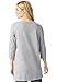 Women's Plus Size Perfect Knit Tunic Shirt In Pure Cotton With Scoop Neck, 3/4