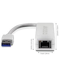 Adaptador de red TRENDnet USB 2.0 a 10 100 velocidad de Ethernet LAN para Macbook, Chromebook, Windows 8.1 and Earlier, Wii, Wii U, Linux, y tablets específicas con Android, ASIX AX88772A Chipset, TU2-ET100, Blanco